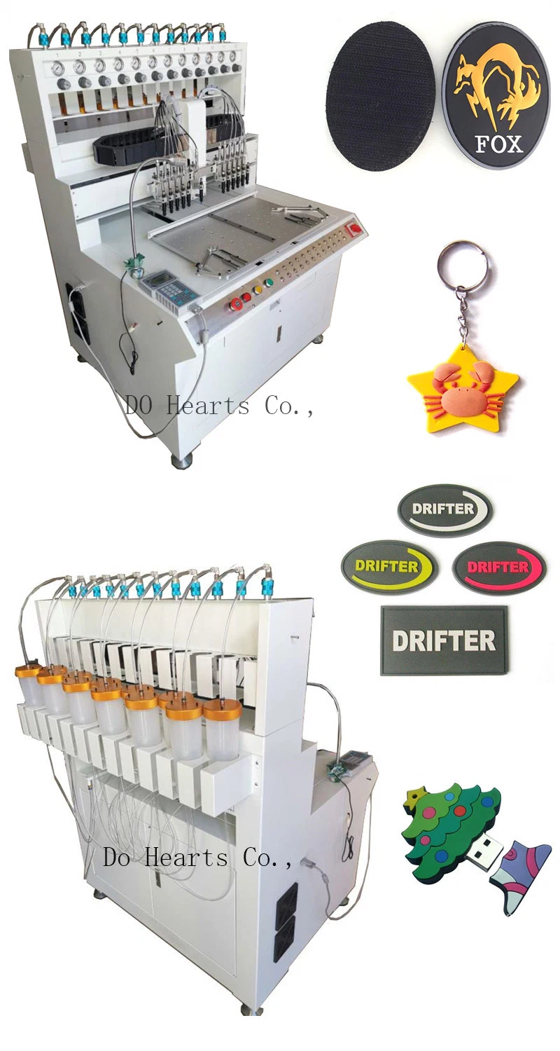 Soft PVC Rubber Patch Automatic Dripping Machine