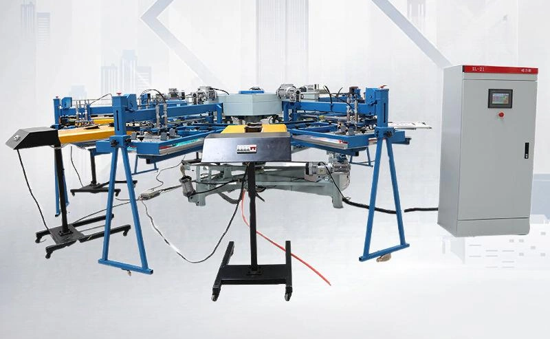 Good Price Automatic Textile Carousel Rotary T-Shirt Silk Screen Printing Machine