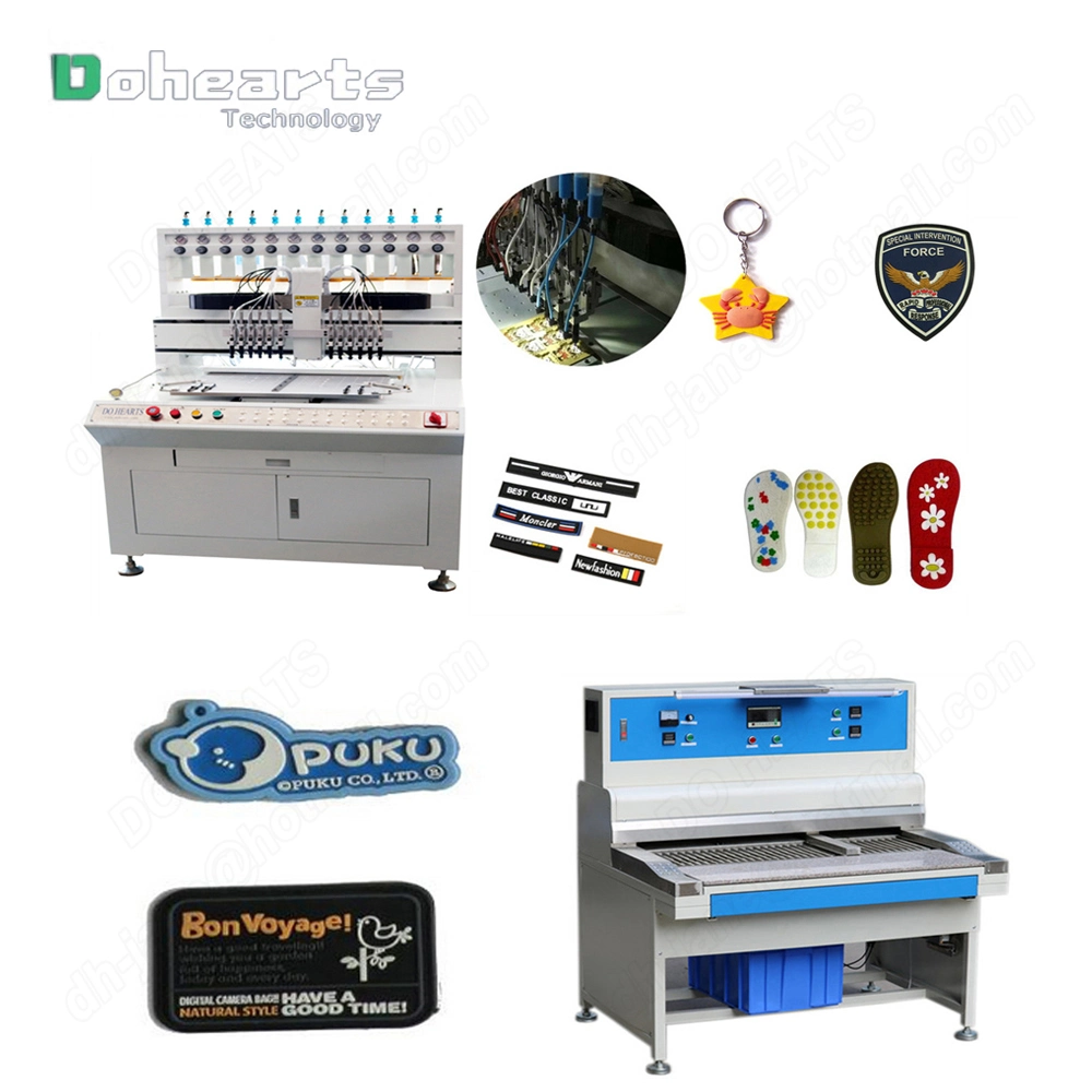 Factory Price PVC USB Cover Rubber Label Making/3D PVC Patch Dispensing/Dripping Machine