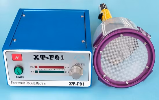 Portable Electrostatic Flocking Machine for Taxidermy